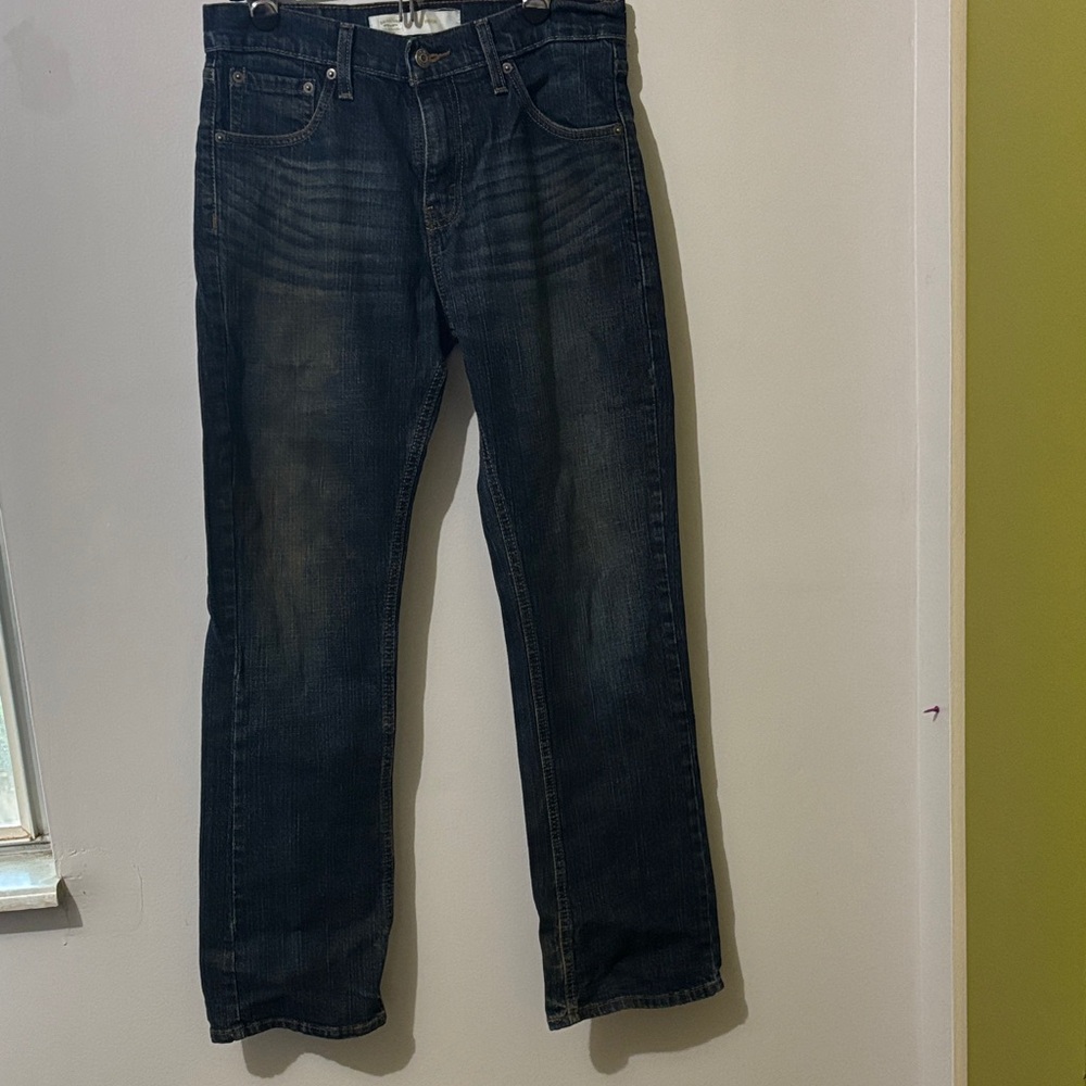 Signature by Levi Strauss Gold Dark Wash Boot Cut  Jeans 29x30